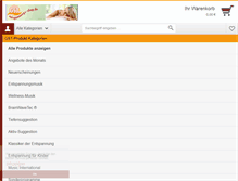 Tablet Screenshot of entspannungs-shop.de